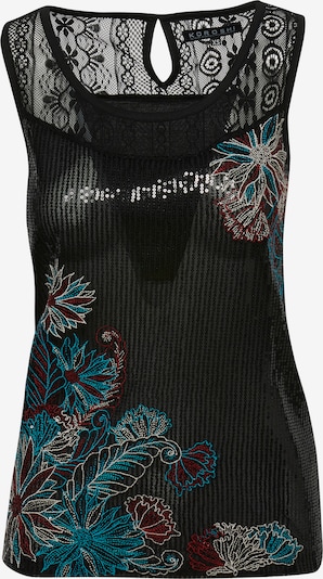 Palaidinė be rankovių iš KOROSHI, spalva – mėlyna / raudona / juoda / balta, Prekių apžvalga