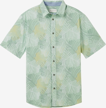 žalia TOM TAILOR Standartinis modelis Marškiniai: priekis