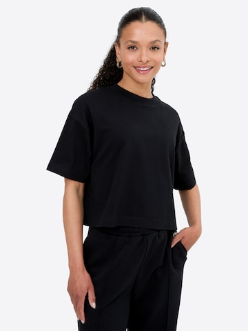 TATES Shirt 'Soft Touch' in Schwarz