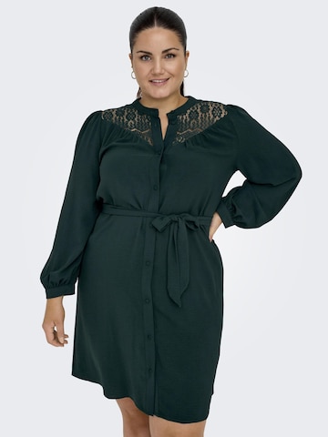 Robe-chemise ONLY Carmakoma en vert : devant