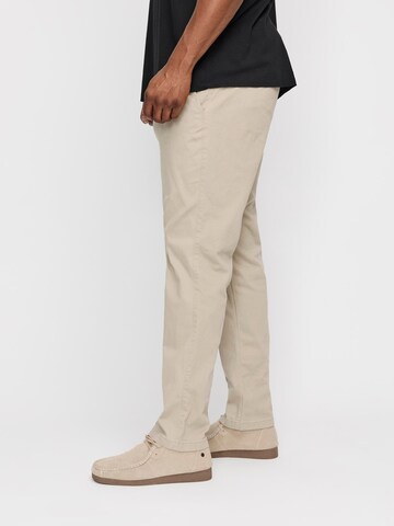 Coupe slim Pantalon chino 'JPSTMarco JJDave' Jack & Jones Plus en beige