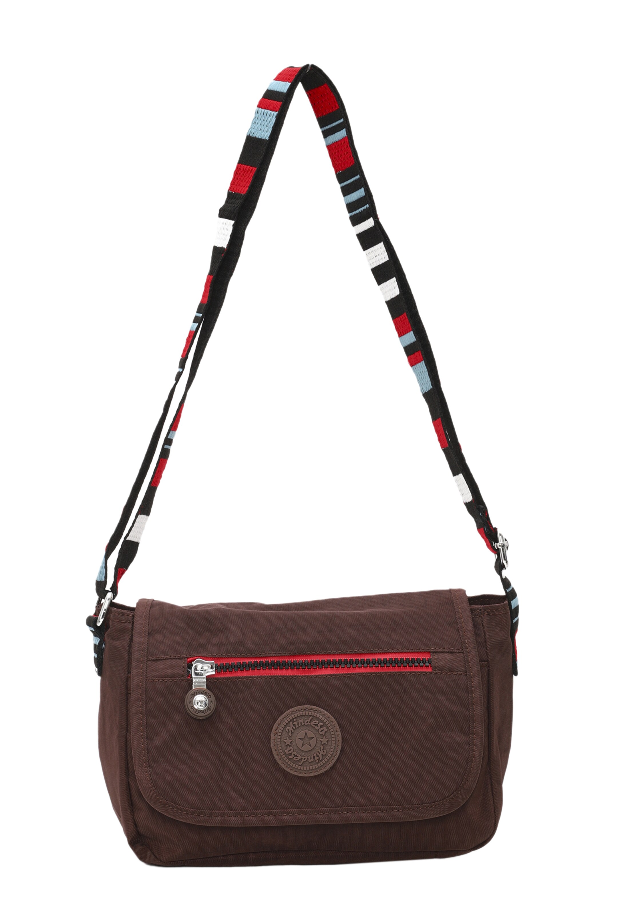 Mindesa - Mala de ombro em castanho: frente
