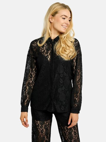 Liberte Essentiel Shirt ' LACY ' in Black: front