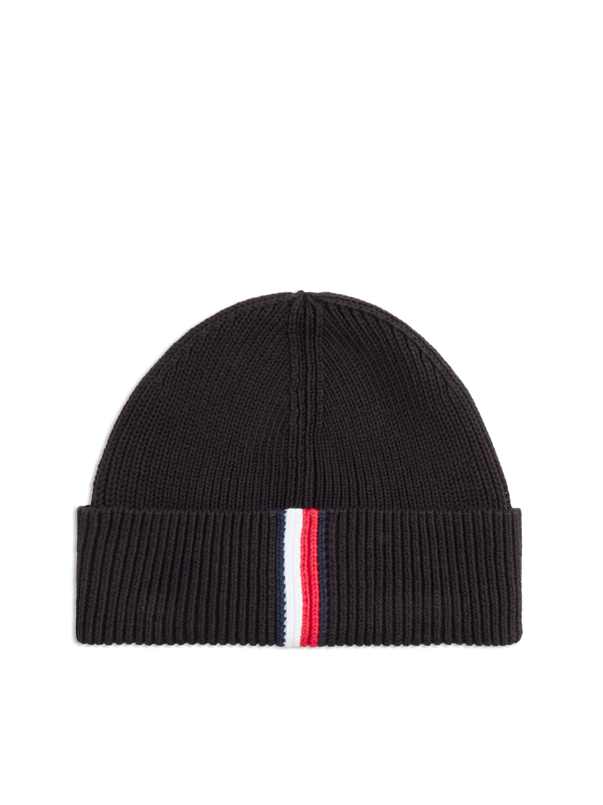 juoda TOMMY HILFIGER Megzta kepurė 'TH X CF1 Replica'