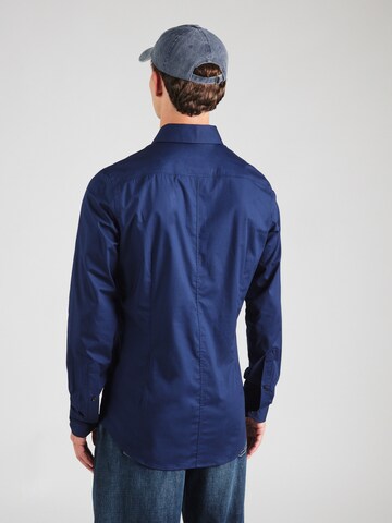 G-STAR Slim Fit Hemd in Blau: Rückseite