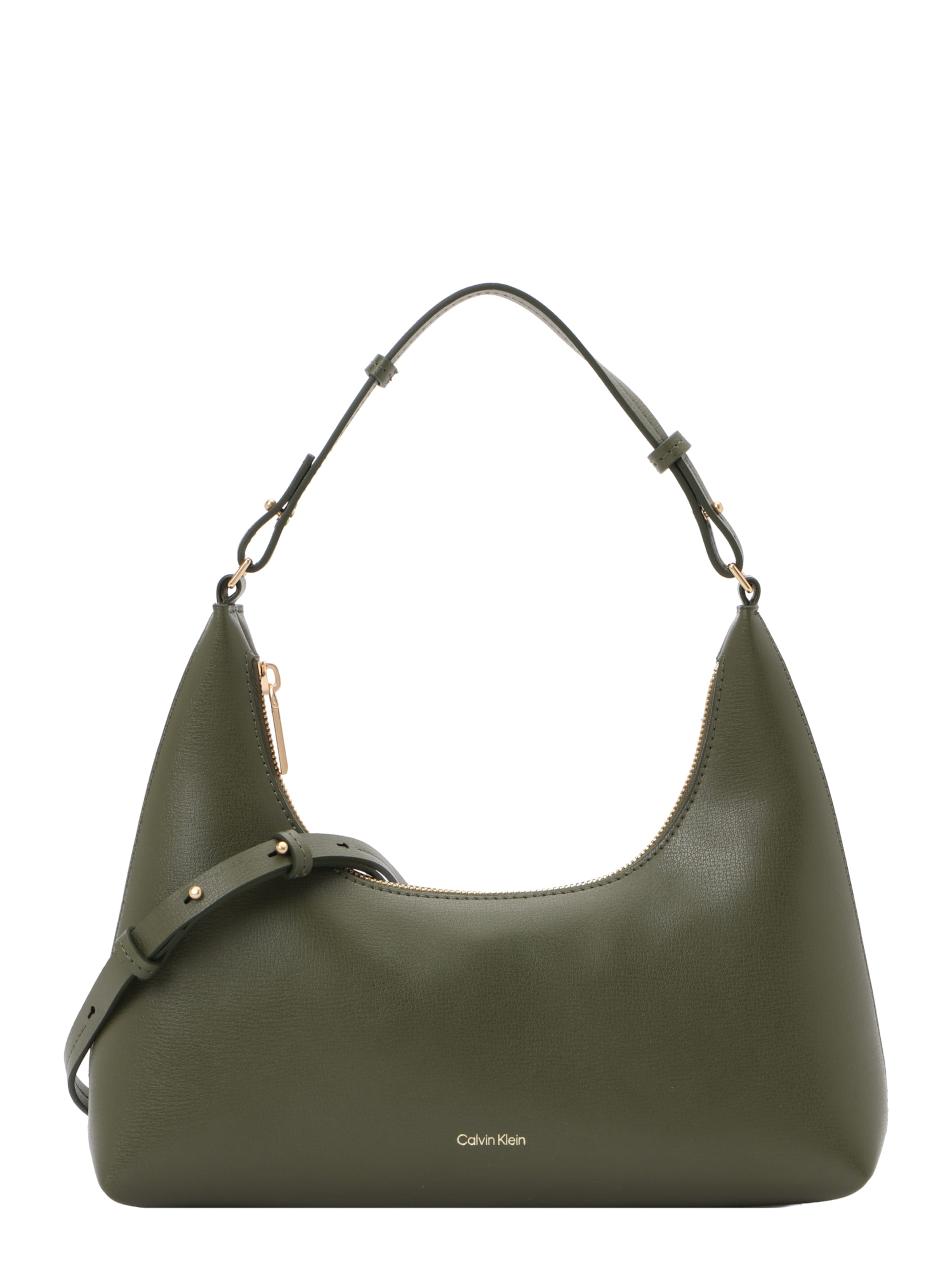 Calvin Klein Наплечная сумка в Зеленый: спереди