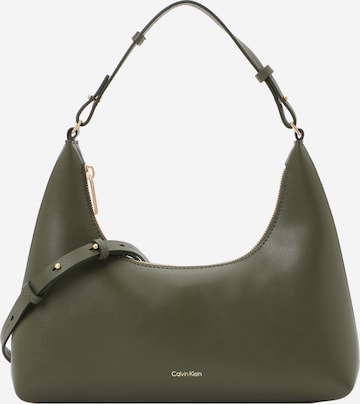 Borsa a spalla di Calvin Klein in verde: frontale