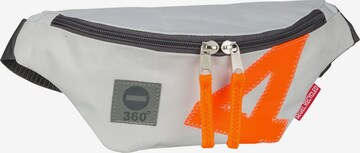 360 Grad Fanny Pack ' Knoten ' in White: front