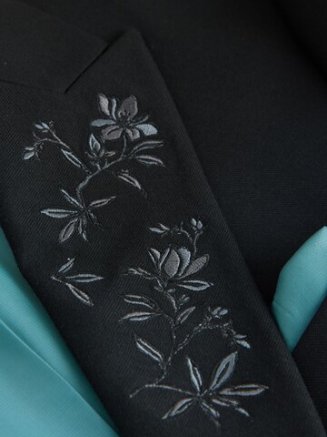 Coupe regular Veste de costume Next en noir