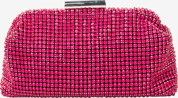 faina Clutch in Pink: front