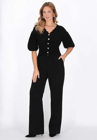 faina - Cárdigan en negro