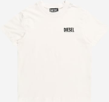 Maglietta 'UTIER' di DIESEL in bianco: frontale