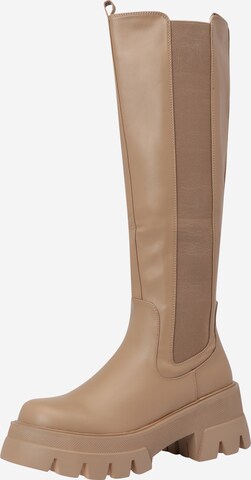 Simmi London Boots 'MYLES' in Beige: front