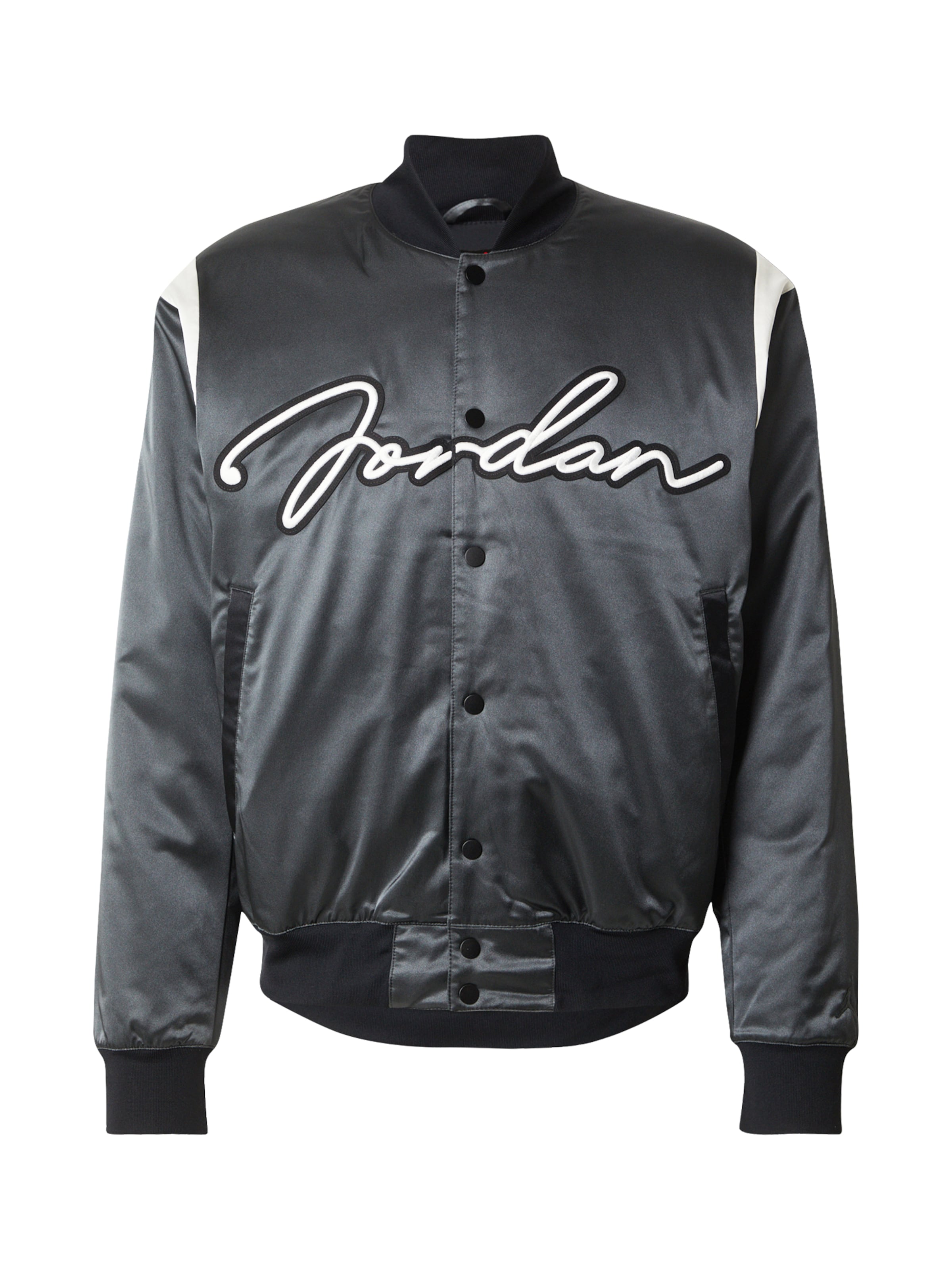 Jordan Jacke in Schwarz: Vorderseite