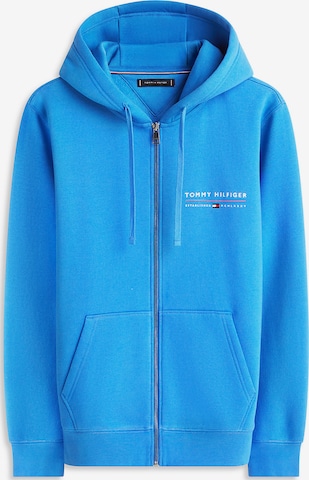 TOMMY HILFIGER Sweatjacke in Blau: Vorderseite