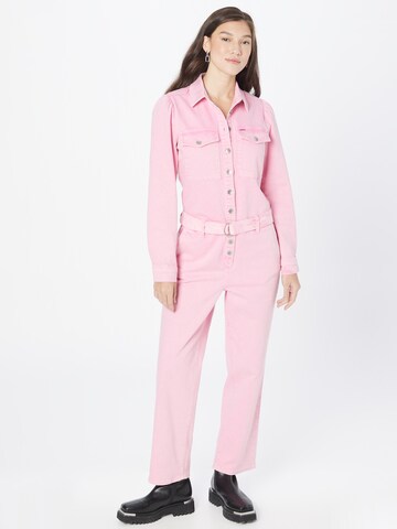 PULZ Jeans Jumpsuit 'CALISTA' in Pink: predná strana