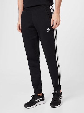 ADIDAS ORIGINALS Slimfit Broek 'Adicolor Classics' in Zwart: voorkant