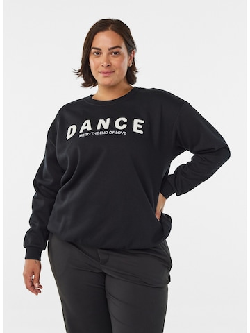 Active by Zizzi Pullover 'Cannie' in Schwarz