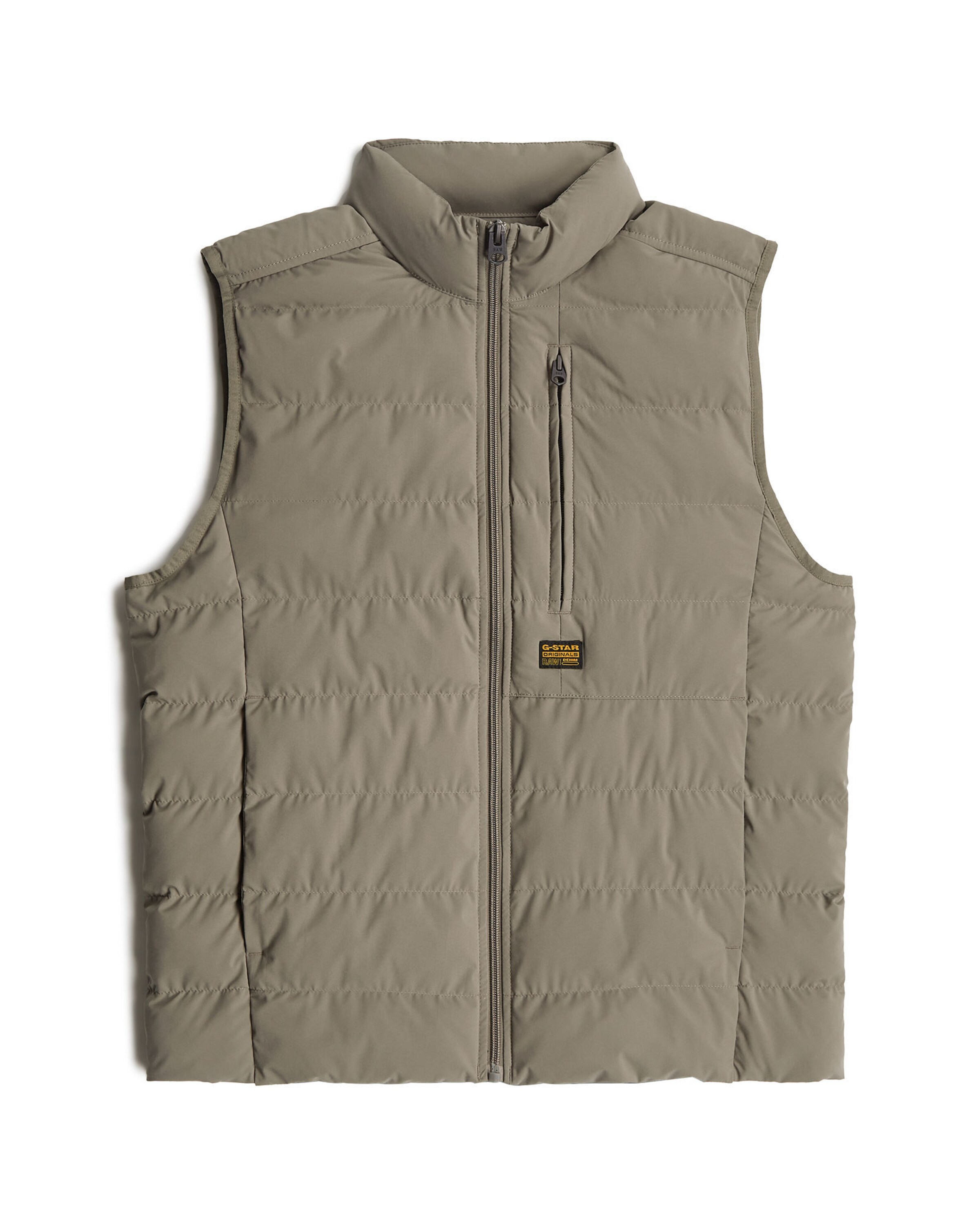 G-STAR Weste 'Foundation' in Grün: Vorderseite