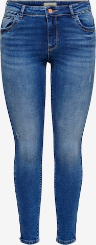 ONLY Skinny Jeans 'Kendell' in Blauw: voorkant