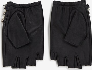 Karl Lagerfeld Ръкавици с къси пръсти в черно