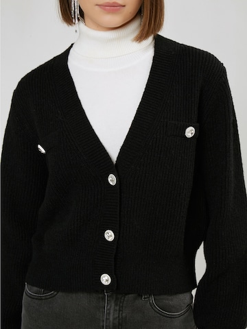 Influencer Knit cardigan in Black