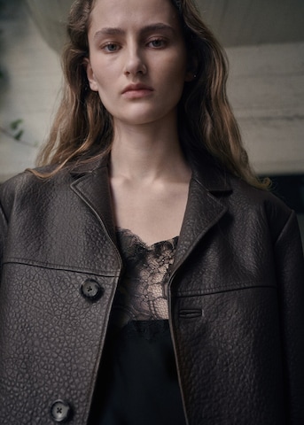 MANGO Between-Season Jacket 'Milano' in Brown