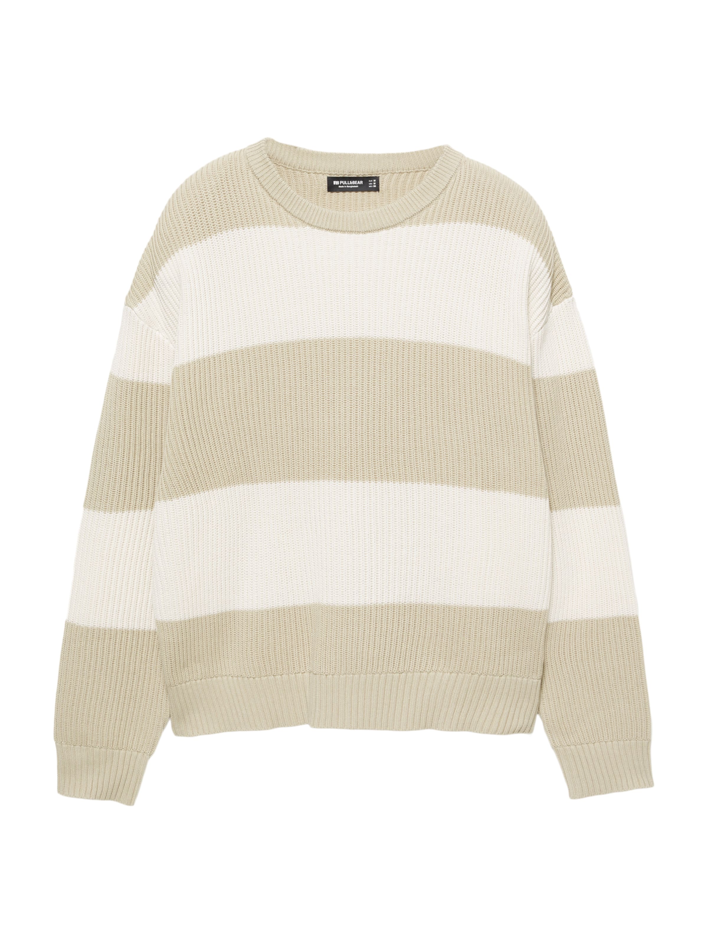 Pull-over Pull&Bear en beige : devant