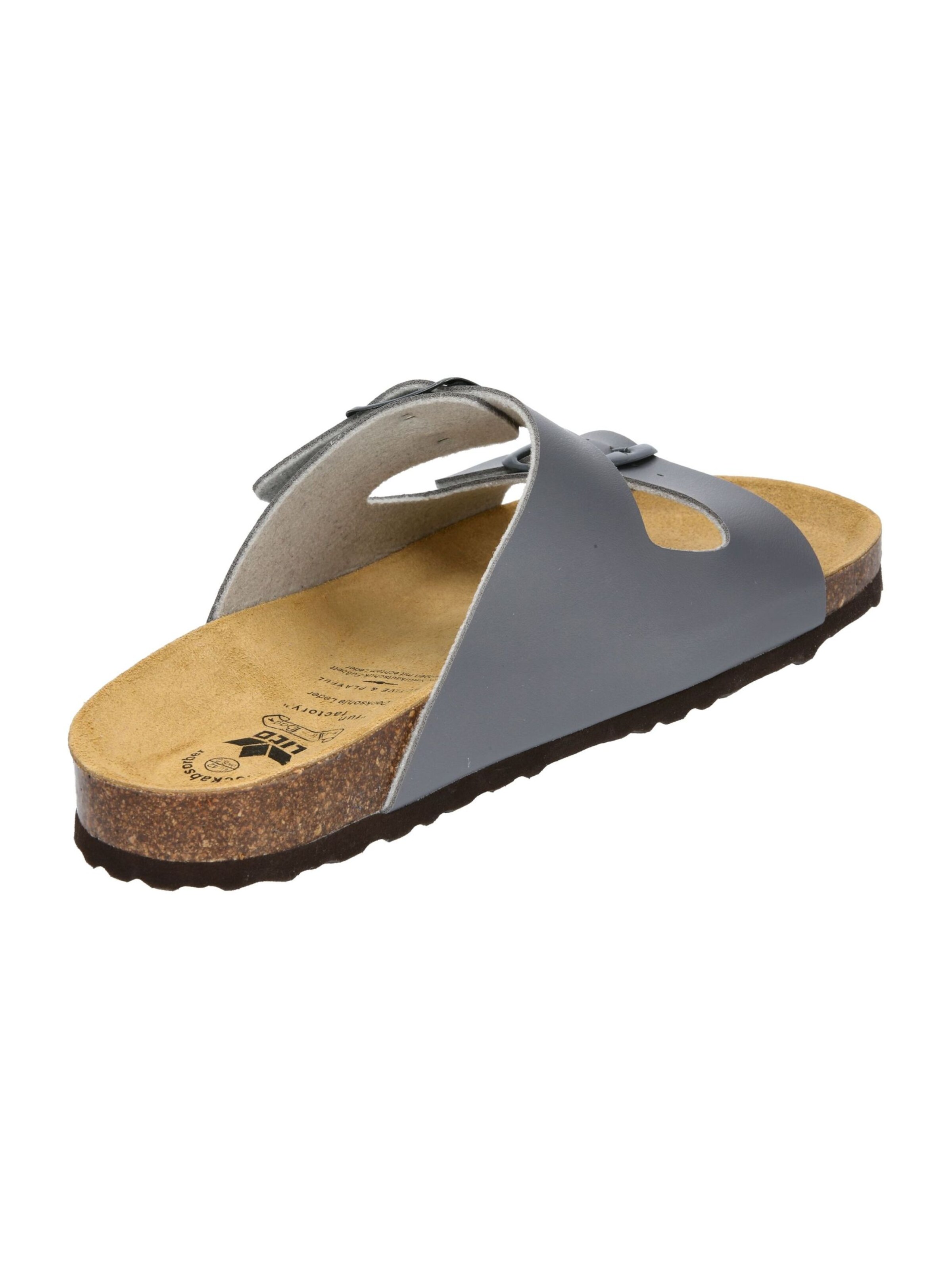 LICO Pantolette 'Bioline Man' in Grau