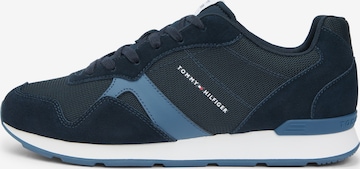 TOMMY HILFIGER Nízke tenisky 'RUNNER MIX' - Sivá: predná strana