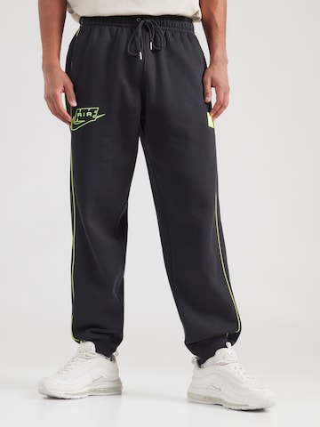Nike Sportswear Štandardný strih Nohavice 'AIR' - Čierna: predná strana