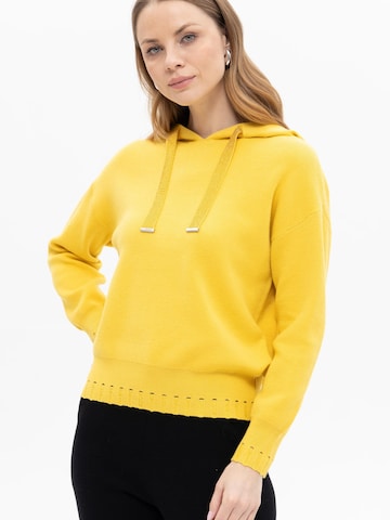 Passioni Sweatshirt‌‌‌‌‌ in Gelb: Vorderseite