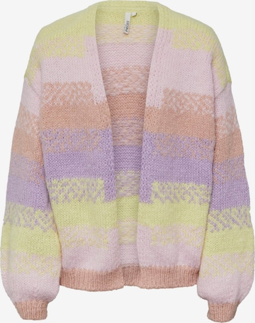 Pieces Kids Knit Cardigan 'NAYA' in Mixed colors: front