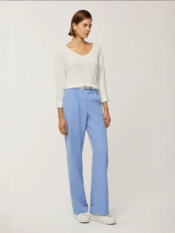 Hiccup - Loosefit Calças com pregas em azul