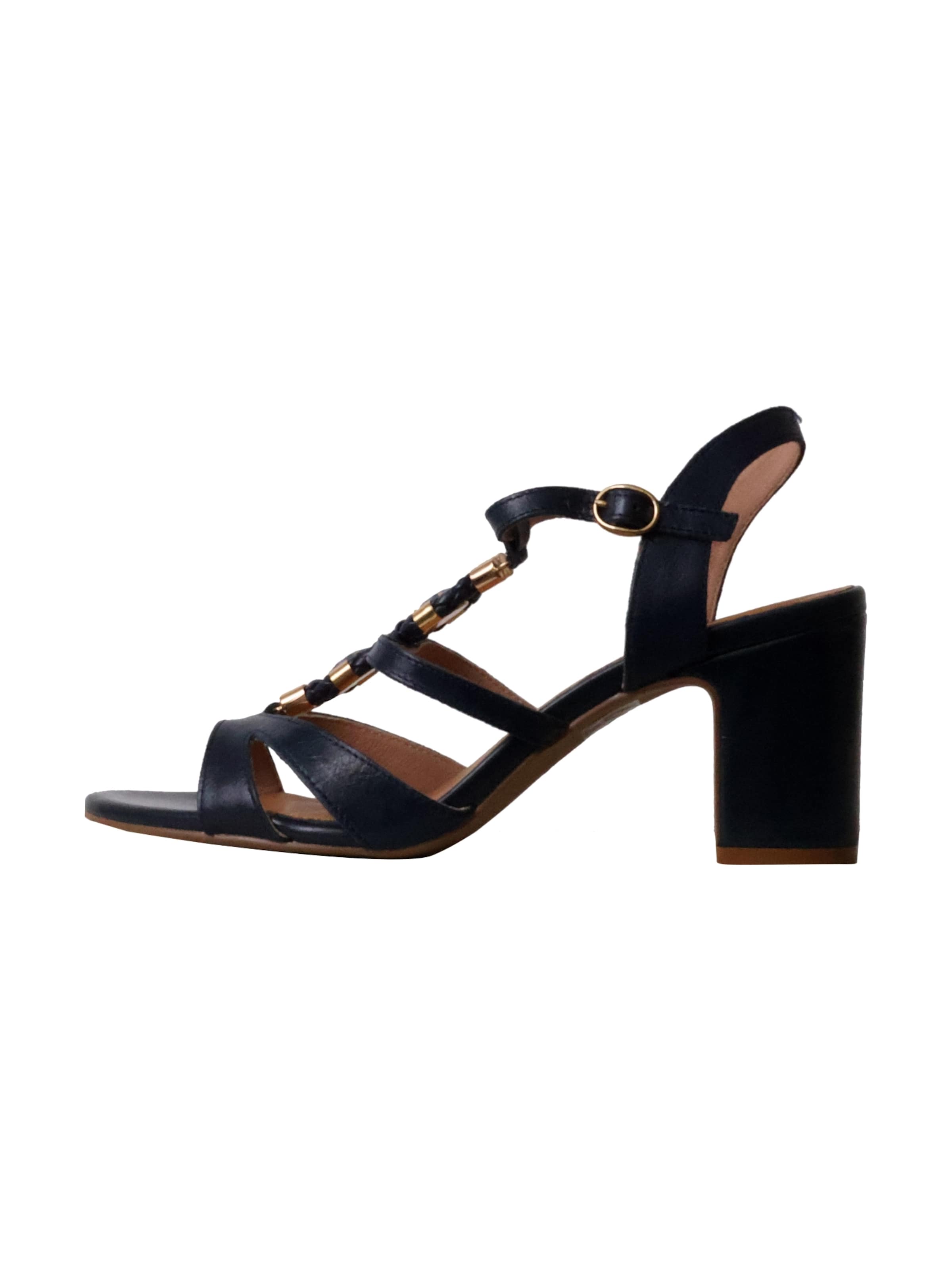 Emilie Karston - Sandalias 'Sandalen mit Absatz aus Victoire-Leder' en azul