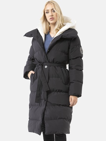 CIPO & BAXX Winter coat 'WM145' in Black: front