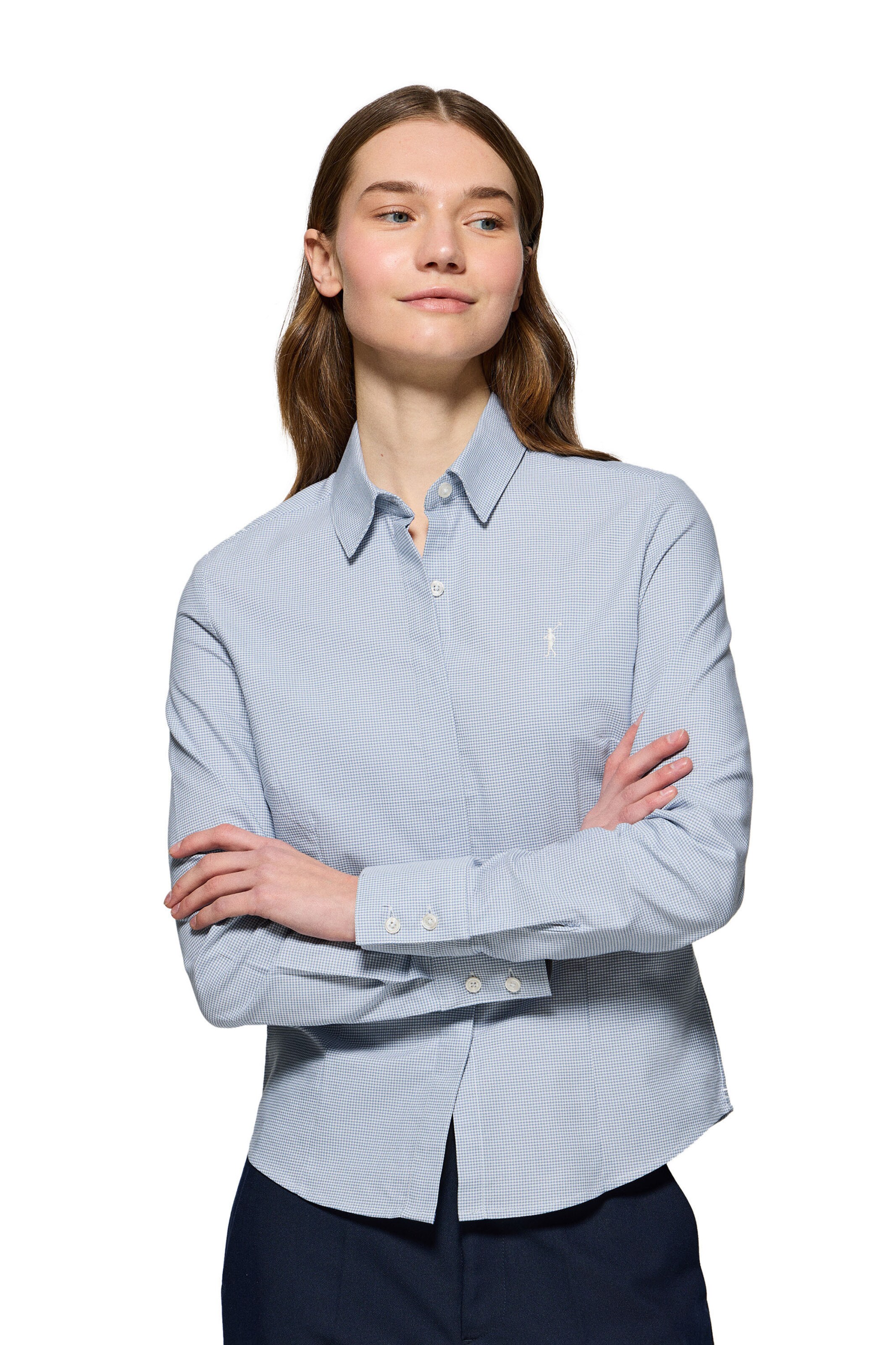 Polo Club Bluse in Blau: Vorderseite