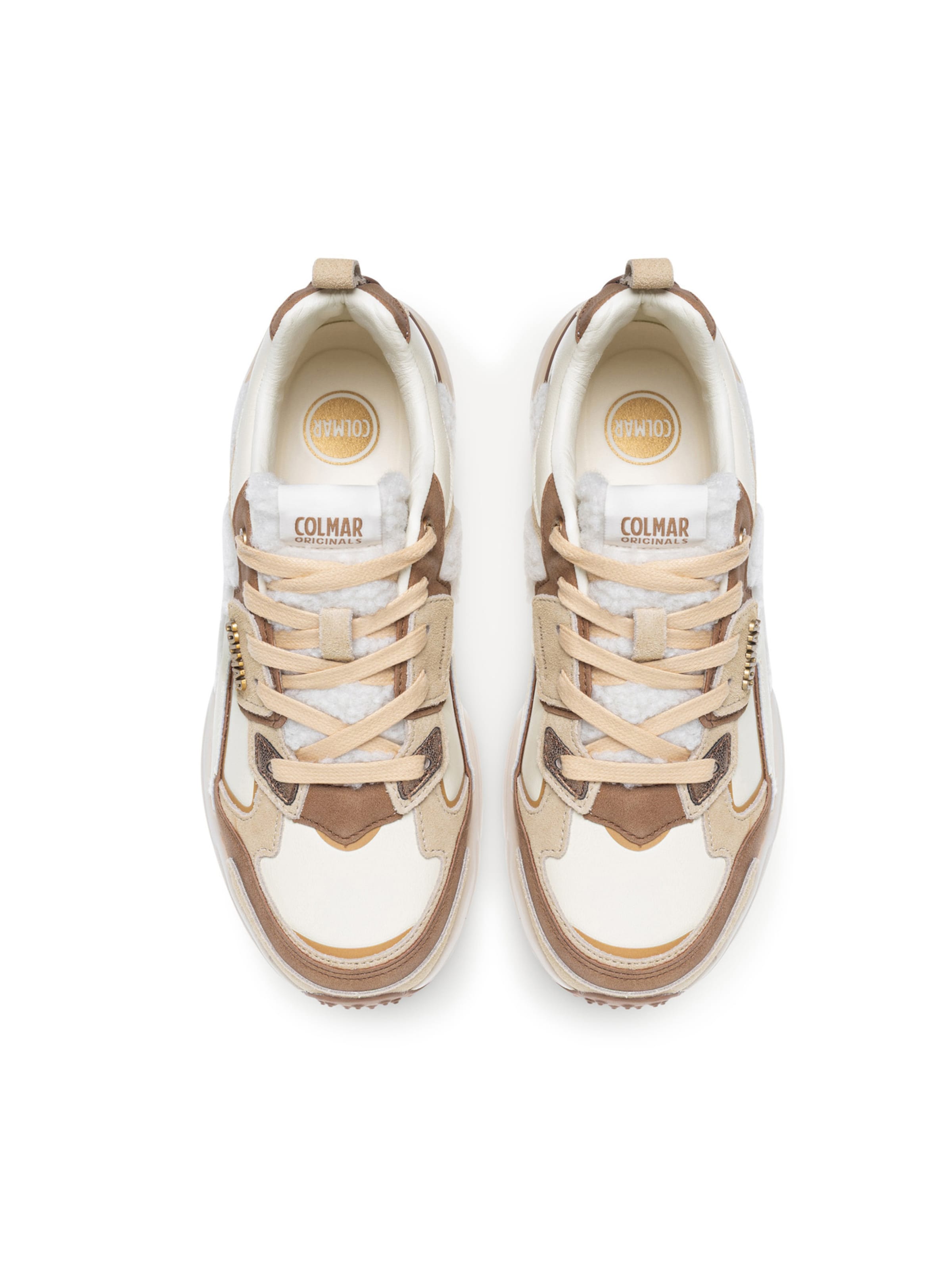 Sneaker bassa 'Garner Aries' di Colmar in beige: superiore