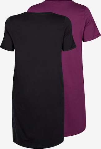 Zizzi Spalna srajca 'Mally' | vijolična barva