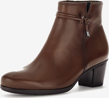 GABOR Ankle Boots in Brown: front