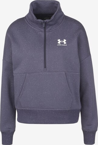 UNDER ARMOUR Sportsweatshirt 'RIVAL' in Grau: predná strana