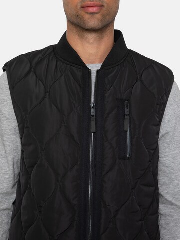 Threadbare Weste 'Gilet McLaren' in Schwarz