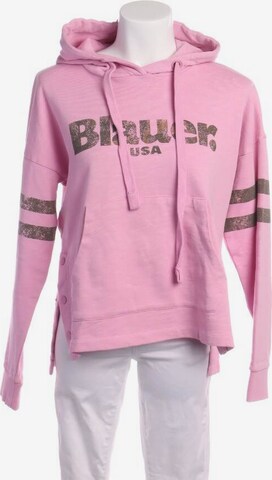Blauer.USA Sweatshirt / Sweatjacke S in Pink: predná strana