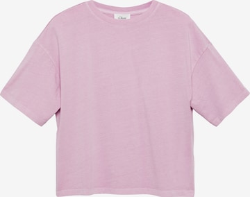s.Oliver T-Shirt in Lila: Vorderseite