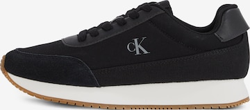 Calvin Klein - Zapatillas deportivas bajas en negro: frente
