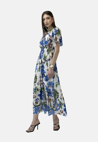 Robe d’été Elara en bleu