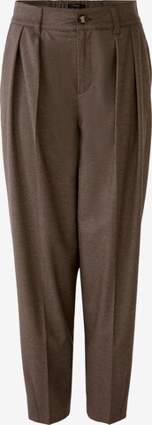 Regular Pantalon à pince OUI en marron : devant