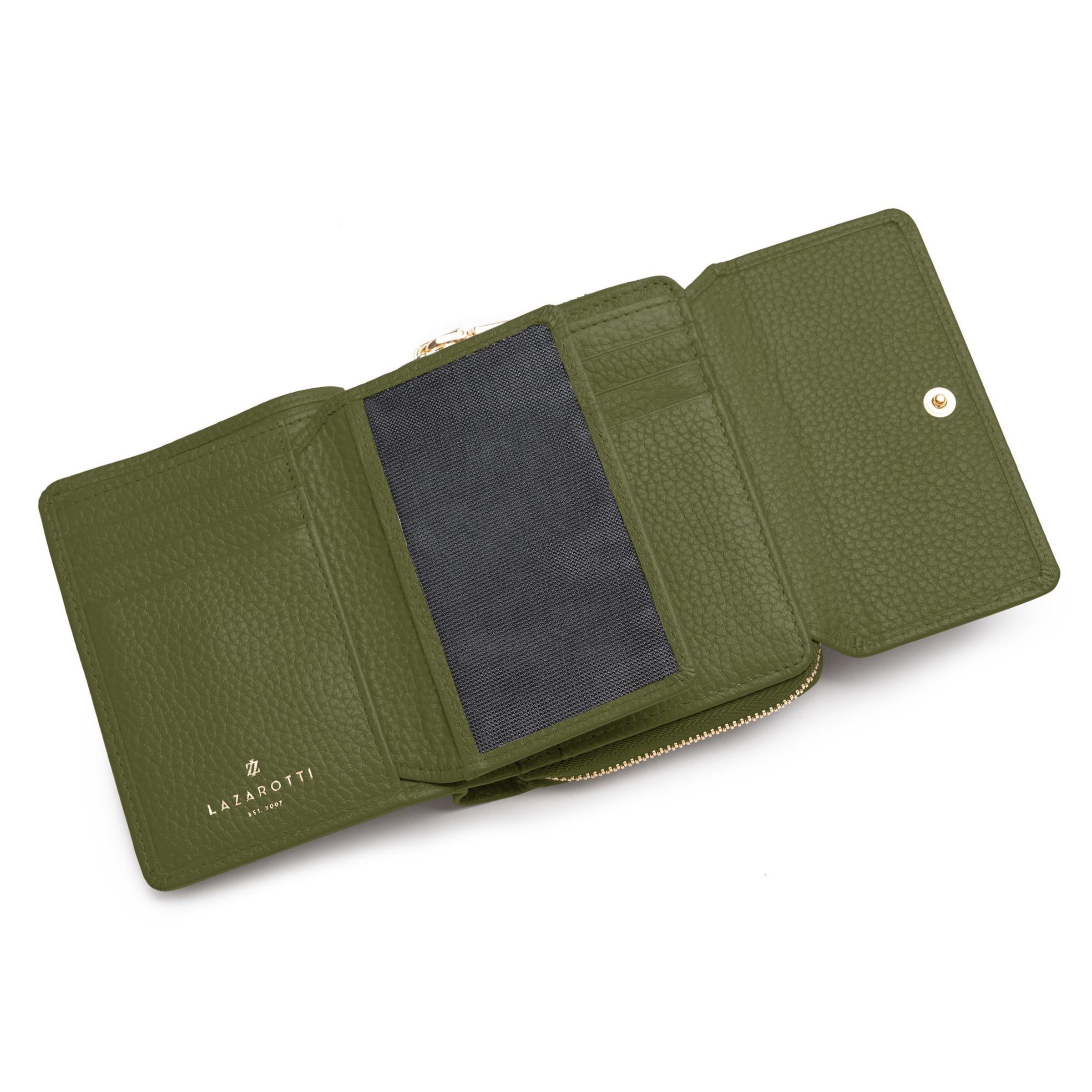 Portamonete 'Bologna' di Lazarotti in verde
