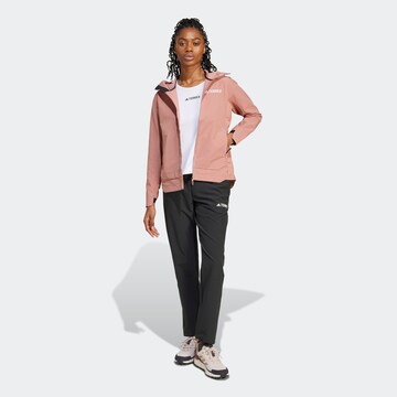 ADIDAS TERREX Outdoor Jacket 'Multi Softshell' in Pink