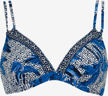 OLYMPIA Kolmio Bikinitoppi 'Deep Ocean' värissä sininen: etupuoli